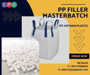 <b>PP</b> Filler Masterbatch High Quality Calcium Carbonate Filler for Injection Molding and Extrusion - Product Image 1