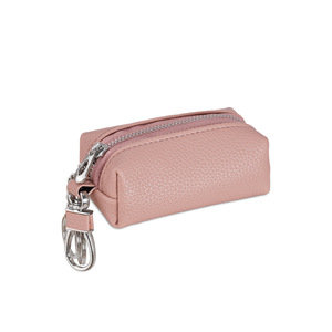 Attractive Quality Versatile Sales Portable <b>Wallet</b> Keychain Pendant PU Leather Zipper <b>Metal</b> Clasp Bag Mini Luxury Coin Purse - Product Image 2