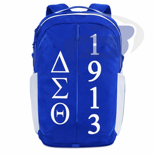 กระเป๋าเป้สะพายหลังสำหรับแล็ปท็อปของชมรมเดลต้า ซิกมา ทีต้า (DST) - Product Image 1