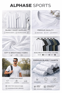 Camisetas deportivas personalizadas de primera calidad, 100% algodón, cuello redondo, corte holgado para hombre, precio al por mayor. - Product Image 5
