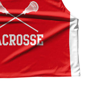 Wholesale Custom Reversible Sublimation <b>Printing</b> <b>Mesh</b> Polyester Lacrosse Jersey Pinnies - Product Image 5