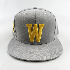 หมวกเบสบอลแบบ Snapback ทรง Fitted ผ้าโพลีเอสเตอร์/คอตตอน 6 แผง ปักลาย 3 มิติ แบบกำหนดเอง ผ่านการซักแล้ว สำหรับทุกเพศ ผู้ผลิตและจำหน่าย - Product Image 5