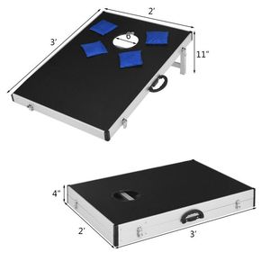 Set di Cornhole Pieghevole con Design con Maniglia Laterale - Product Image 6