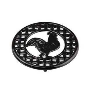 Most Demanded Luxurious Round Stainless Steel <b>Trivet</b> 300mm Classic Design Heat Resistant Table Mat - Product Image 3