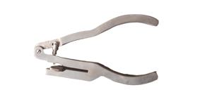 Poinçon de barrage dentaire DENTRIC IMPLANTS 17 cm en acier, manuel, endodontique, argenté, avec poignée ergonomique - Product Image 3