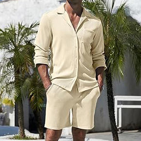 Nouvel ensemble T-shirt et short pour homme en coton 100 % biologique respirant – Nouvelle collection 2026 – Qualité supérieure – Prix de gros - Product Image 4