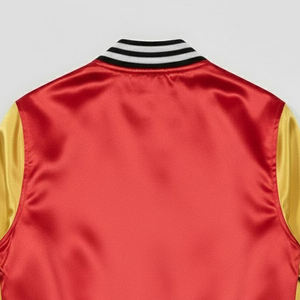 Veste de baseball en satin pour homme, design personnalisé, nouveau design, streetwear, veste de baseball pour homme en vente en ligne - Product Image 2