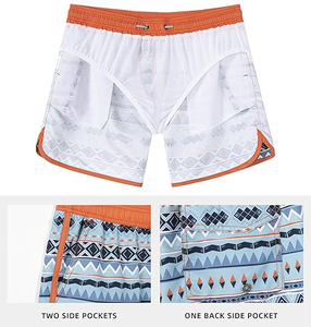 Pantalones Cortos Deportivos Sublimados Transpirables de Alta Resistencia para Hombre, Tela Duradera, Ropa Deportiva con Estampado Personalizado para EE. UU. 2026 - Product Image 4