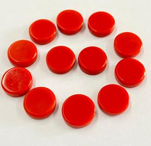 Imitación de Coral Rojo, Disco Plano de Piedra Preciosa para Fabricación de Joyas, Suministros para Manualidades, Venta al por Mayor - Product Image 4