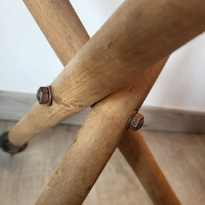 Genuine leather hunting <b>stool</b> <b>folding</b> camping <b>stool</b> wholesale bulk supplier OEM custom branding premium export quality - Product Image 5