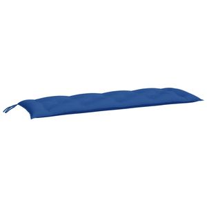 Lot de 2 coussins de banc de jardin en tissu Oxford bleu 100 % polyester – Coussins et oreillers d'extérieur élégants - Product Image 3