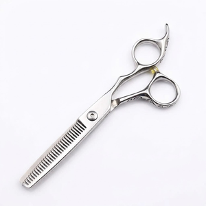 Ciseaux de coiffure professionnels de 6,0 pouces, ciseaux de barbier, outils de coupe de cheveux en acier inoxydable - Product Image 5