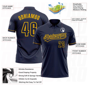 เสื้อโปโลสำหรับแข่งรถแบบกำหนดเอง ชุดทีมแข่งรถสำหรับผู้ชาย ระบายอากาศได้ดี แห้งเร็ว น้ำหนักเบา ผลิตจากโพลีเอสเตอร์ รับผลิตแบบ Sublimation OEM ODM จากโรงงาน - Product Image 2