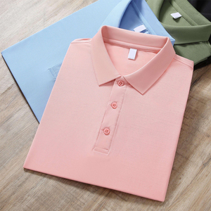 Polo de manga corta transpirable con logotipo personalizado al mejor precio, polos de hombre de alta calidad con cuello vuelto - Product Image 4