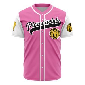 Maillot de baseball boutonné à séchage rapide en tissu respirant, personnalisable pour équipes sportives - Product Image 2