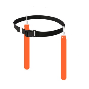 Drapeau réglable en PVC avec ceinture pour jeunes, enfants et adultes, taille personnalisée, couleurs vives, ensemble de ceintures de drapeaux sportifs pour le rugby, le football et autres sports - Product Image 5