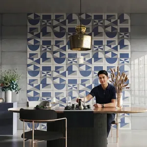 กระเบื้องปูผนังพอร์ซเลนสีขาวขัดเงาขนาด 300x600 มม. สำหรับตกแต่งสำนักงานทันสมัย ห้องน้ำเชิงพาณิชย์ และห้องรับประทานอาหาร - Product Image 4