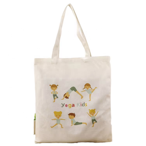 Bolsas de Tela de Algodón Orgánico Personalizadas al por Mayor, con Logotipo Impreso en UV, Reciclables y Reutilizables, para Compras - Product Image 1