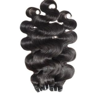 Extensions de cheveux humains indiens Remy ondulés souples noirs 4 paquets Deep Wave Water Wave - Product Image 2