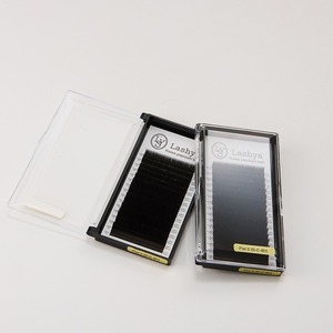 [Lashya] Cils plats pour extensions de cils, épaisseur 0,15/0,20, forte adhérence pour application de cils individuels - Product Image 1