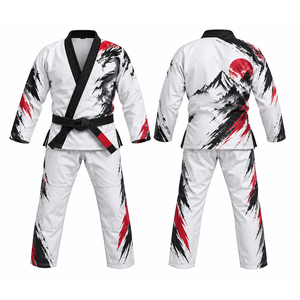 Uniforme de BJJ Personalizado Sublimado OEM ODM de Fábrica Directa, Equipo de Artes Marciales de Alta Calidad, Material Suave y Transpirable de Algodón para Adultos - Product Image 1