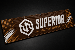 Superior International New High Quality Event Promotion Boxing Ring Side <b>Banner</b> with Grommets and Stitching - Product Image 2