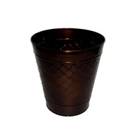 Poubelle artisanale en bronze antique pour salle de bain, chambre et cuisine de luxe
