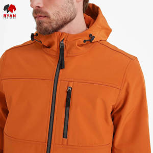 Veste Softshell de qualité supérieure Ryan Pro Gear pour hommes, imperméable, coupe-vent, écologique, avec logo personnalisé - Product Image 6