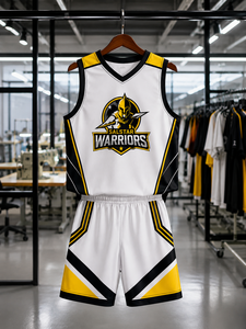 Maillot de basket personnalisé pour hommes, en mesh, avec logos d'équipe, séchage rapide, polyester, sublimation, col en V, très demandé, vente chaude - Product Image 6