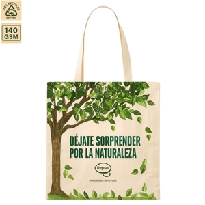 Sac fourre-tout promotionnel en toile de coton 140 GSM, sac de shopping promotionnel 38x42 cm, logo personnalisé, vente en gros, modèle OEM SS330A - Product Image 2