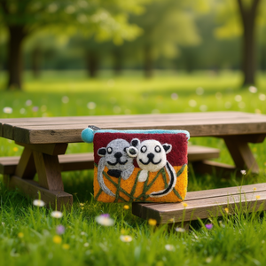 Bolso de fieltro Otter Pair en bolsas de almacenamiento duraderas - Product Image 3