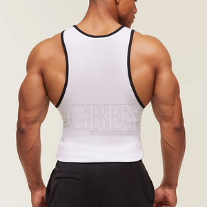 Casual Fashion Men <b>Tank</b> <b>Top</b> <b>Knitted</b> Soft Cotton Fabric Breathable Eco-Friendly Relaxed Fit for Summer Workouts Gym Sessions - Product Image 2