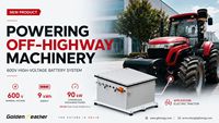 Pack de batteries lithium-ion 160S1P 600V 9000Wh -20~60 ℃    IP67 pour les véhicules logistiques autonomes de machines de construction hybrides