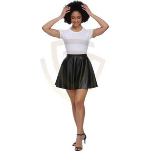 Falda Mini de Cuero Genuino para Mujer, Estilo Vintage con Bordado, Alta Calidad, Proveedor de Fábrica 2026 - Product Image 6