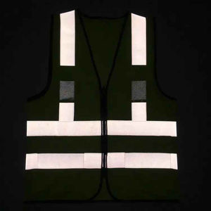 Dernière Gilette de sécurité blanche personnalisée avec logo et poches pour le travail et la construction – Vestes de sécurité personnalisées avec poches - Product Image 3