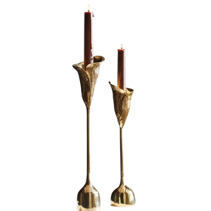 <b>Brass</b> <b>Candlestick</b> Holder Set Gold Finish Durable Metal Home Decoration Tabletop Candles Stand Use For Restuarnt Party Decoration - Product Image 6