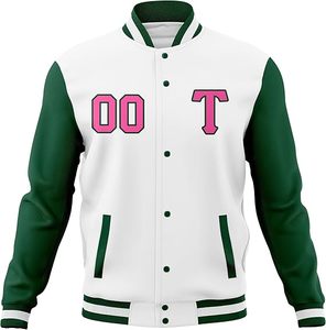 Chaquetas Deportivas Ligeras para Hombre y Mujer, Chaqueta Casual con Botones, Chaqueta Universitaria Deportiva, Chaqueta de Equipo Escolar de Béisbol, Venta al Por Mayor - Product Image 5