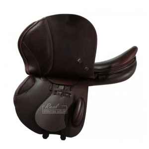 Silla de Montar Inglesa Profesional de Cuero Genuino para Caballos, Silla de Montar para Salto y Doma, Transpirable, Cómoda, Duradera y Personalizable - Product Image 4