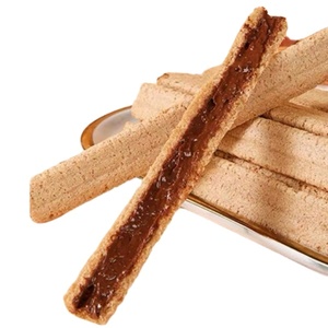 Venta Directa de Fábrica, Bocadillos de Chocolate OEM, Barras de Oblea Coreanas y Galletas Sandwich, Varios Sabores, Galleta Triangular de Chocolate - Product Image 2