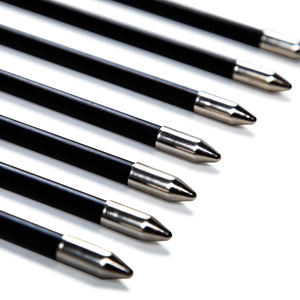 Flèche légère durable en fibre de verre de 6mm/6.75mm avec plume en plastique à pointe en acier utilisée pour l'outil de tir à l'<span class=keywords><strong>arc</strong></span> des jeunes - Product Image 6