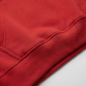 Ensemble de survêtement pour homme, rouge, à capuche, manches longues, couleur unie, sweat-shirt décontracté et pantalon de jogging avec poches à cordon - Product Image 5