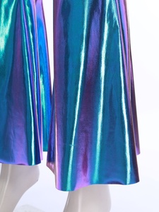 Mono Brillante Metálico para Mujer, Estilo Disco, Disfraz para Club, Actuaciones de Cantantes de los 70, Fiestas, Entrenamiento y Práctica - Product Image 4