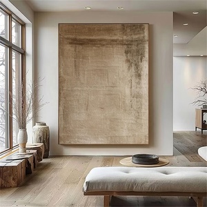 <span class=keywords><strong>Peinture</strong></span> à l'huile Wabi Sabi toile photos pour la décoration intérieure hôtel œuvre moderne mur Art à la main abstrait personnalisé - Product Image 1