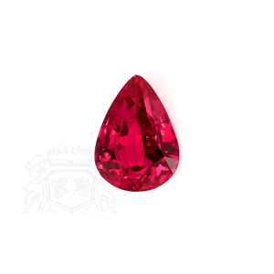 Piedra Suelta de Rubí Rojo Corte Pera Premium, Natural y Sintética, Tamaños Personalizados para Joyería Fina - Product Image 1