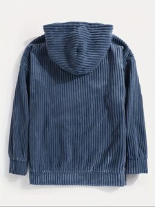 Sweat-shirt à capuche pour homme, coupe classique, pull à manches longues, décontracté, pour tous les jours, vêtements formels, classique, 400 grammes - Product Image 2