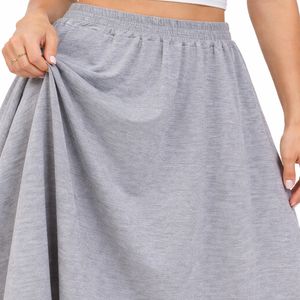 Ensemble 2 pièces jupe midi taille haute pour femme en cachemire respirant, coupe confortable de haute qualité pour usage quotidien - Product Image 5