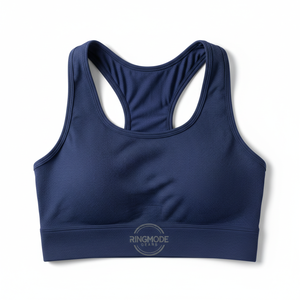 Sujetador Deportivo Personalizado con Logotipo Frontal para Mujer - Alta Calidad, Soporte Medio, Spandex/Poliéster, Ropa Ecológica para Fitness y Yoga - Product Image 4