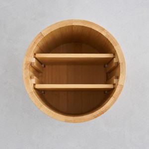 Portautensilios Apilable de Bambú con Divisores Deslizantes |   Almacenamiento de Cocina al por Mayor - Product Image 4