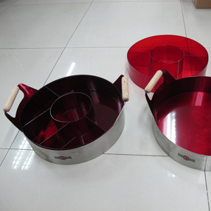 Grey Goose Aluminum Ice Buckets and Martini <b>Serving</b> Tray Stainless Steel Model ACT-5039 - Product Image 2