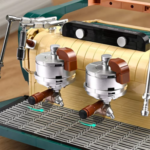 646 Piezas Creativas Clásicas, Cafetera Automática de Doble Cabezal, Bloques de Construcción, Juego de Ladrillos para Armar, Regalo para Niños - Product Image 3